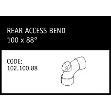 Marley Solvent Joint Rear Access Bend 100 x 88° - 102.100.88